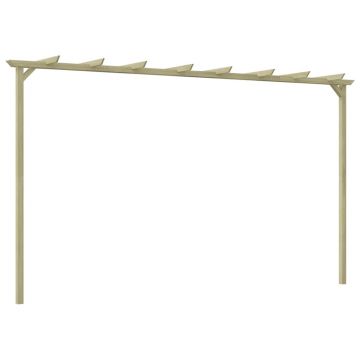 vidaXL Pergolă de grădină, 360 x 200 x 60 cm, lemn de pin tratat