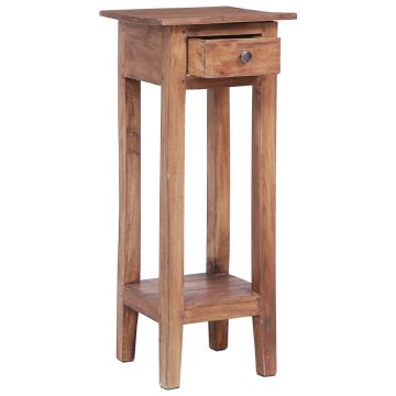vidaXL Suport de plante, 30 x 30 x 75 cm, lemn masiv reciclat
