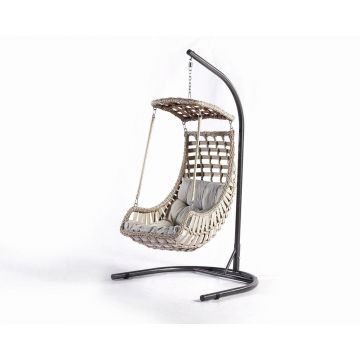 Balansoar de Gradina Alaçatı cu un Singur Loc Swing, 120 x 214 x 106 cm