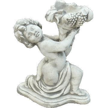 Decoratiune de gradina Cementarte, statuie Bimba Urzul, beton, 43 x 35 x 20 cm, 16 kg