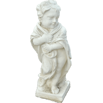 Decoratiune de gradina Cementarte, statuie Copii, beton, 50 x 15 x 15 cm, 11 kg