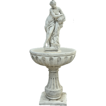 Decoratiune gradina Cementarte, fantana Nudo Anfora, beton, 160 x 75 cm, 120 kg