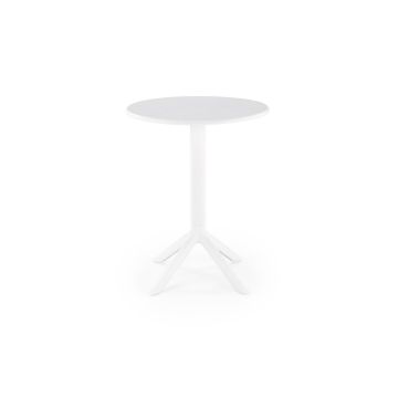 Masa Hagen 482, Ø60 cm, Polipropilena, Alb