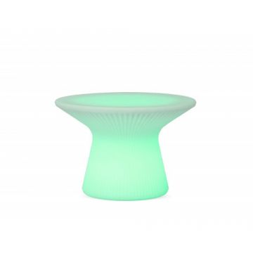 Masa New Garden Capri 40 cu iluminare - Alimentare Solara + Baterie reincarcabila