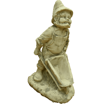 Pitic de gradina bavarez Cementarte, decoratiune, piatra, 55 x 30 x 20 cm, 20 kg