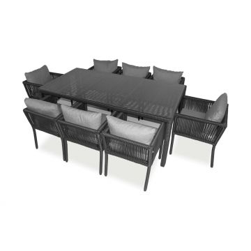 Set De Lounge De Grădină Vera 200, Maro Inchis, 200X75X100 Cm