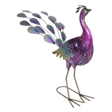 Statuetă de grădină din metal Peacock – Garden Pleasure