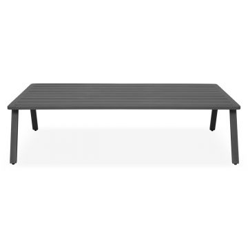 Masuta dreptunghiulara pentuu gradina/terasa Dandy, 120x61.5x32.5 cm, aluminiu, antracit