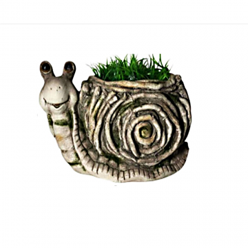 Suport ghiveci decorativ broasca, ceramica, 41 x 22 x 33 cm