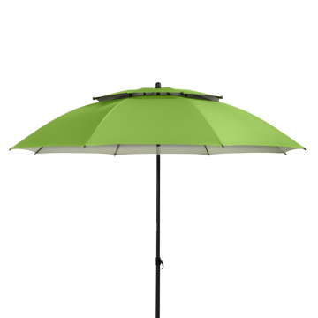 Umbrela pentru terasa Derby Windprofi, verde, 8 spite, diametru 200 cm, inaltime 207 cm