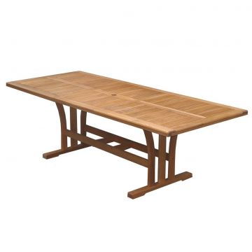 Masa extensibila pentru gradina, TDT 2506, lemn, dreptunghiulara, 180 / 240 x 100 x 75 cm