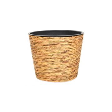 Ghiveci mare WEAVE inaltime 32 diametru 40 maro