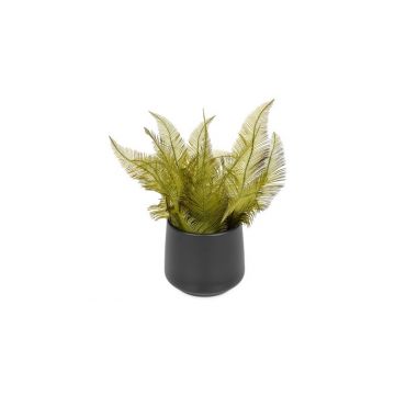 Ghiveci mic AMBER inaltime 18 diametru 21 gri