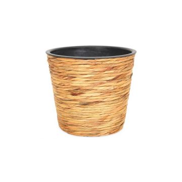 Ghiveci mic WEAVE inaltime 26 diametru 30 maro