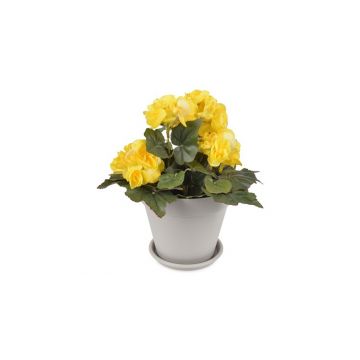 Ghiveci rotund CAPRI inaltime 15.7 R.18 gri