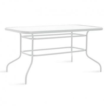 Masa de Gradina Valor Alb 140x80x70 cm