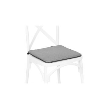 Perna patrata scaun BASIC GREY lungime 40 latime 40 inaltime 2 gri
