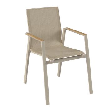 SCAUN DE STIVUIT in lemn, metal, textil culoare natur SCAUN DE STIVUIT in lemn, metal, textil culoare natur