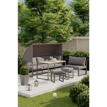 SET LOUNGE 5 piese  213/146/120 cm