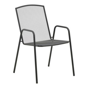 Fotoliu de Gradina Model Pomedon, Negru, 56x64x87 cm Fotoliu de Gradina Model Pomedon, Negru, 56x64x87 cm