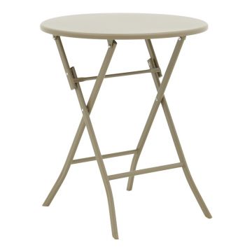 Masa de Gradina Model Albero, Champagne, D60x70 cm
