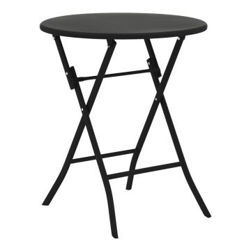 Masa de Gradina Model Albero, Gri inchis, D60x70 cm