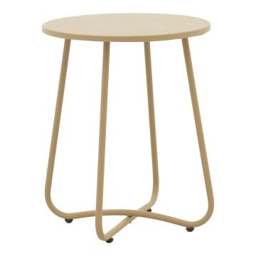 Masa de Gradina Model Bramwell, Bej, D40x50 cm