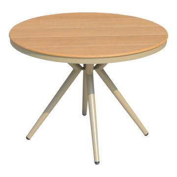 Masa de Gradina Model Hilly, Champagne , D100x75 cm