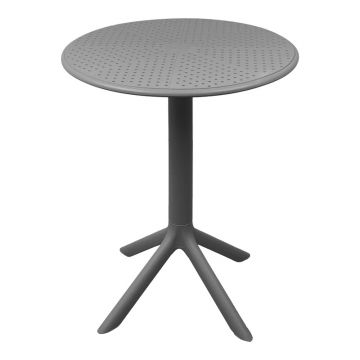 Masa de Gradina Model Merkon, Antracit, D60x75 cm