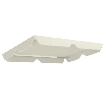Outsunny Copertină de Rezervă Impermeabilă pentru Leagănul de Grădină cu 3 Locuri, 210x145 cm, Alb Crem | Aosom Romania