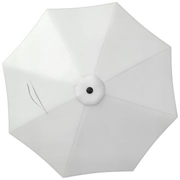 Outsunny Copertină de Rezervă pentru Umbrelă cu Priză de Aer, Rezistentă la UV și Apă, Ø295 cm, Alb | Aosom Romania