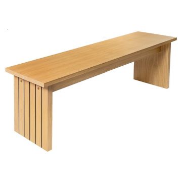 Bancă în culoare naturală Stripe – Woodman Bancă în culoare naturală Stripe – Woodman