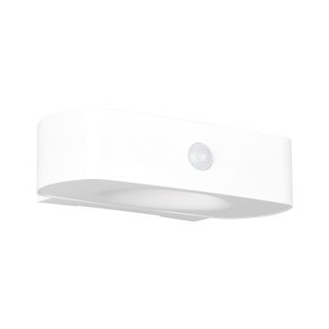 Corp de iluminat pentru exterior LED, de perete, solar (înălțime 6 cm) Bilbao – Trio