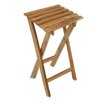 Masă auxiliară de grădină din lemn de eucalipt 27x29 cm Yakima – Garden Pleasure