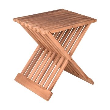 Masă auxiliară de grădină din lemn de tec 29x39 cm Fani – Garden Pleasure