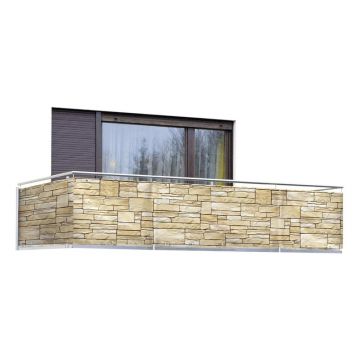 Paravan pentru balcon bej 500x85 cm - Maximex Paravan pentru balcon bej 500x85 cm - Maximex