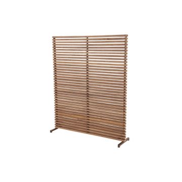 Paravan pentru balcon în culoare naturală din lemn/metal 153x185 cm - Hartman