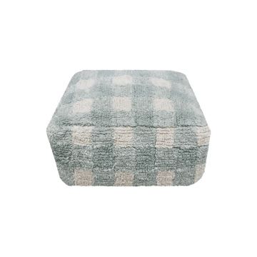 Taburet albastru deschis Vichy Blue Sage – Lorena Canals Taburet albastru deschis Vichy Blue Sage – Lorena Canals