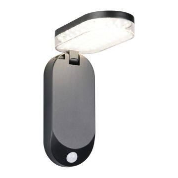 Corp de iluminat pentru exterior LED, de perete, solar (înălțime 26 cm) Lagoas – Trio