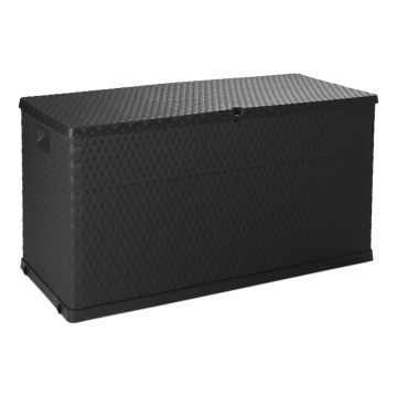 Cutie de depozitare pentru grădină gri închis Rattan – Toomax