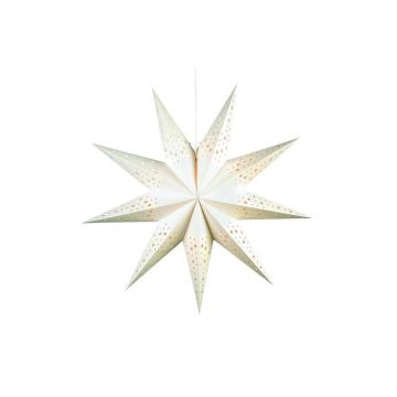 Decorațiune luminoasă albă ø 75 cm cu model de Crăciun Solvalla – Markslöjd