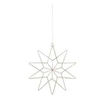 Decorațiune luminoasă aurie ø 31 cm cu model de Crăciun Gleam – Markslöjd