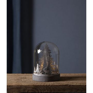 Decorațiune luminoasă de Crăciun maro ø 12,5 cm Kupol – Star Trading