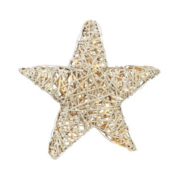 Decorațiune luminoasă în culoare naturală ø 50 cm cu model de Crăciun Sofus – Markslöjd