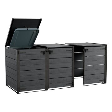 Dulap de grădină gri închis din plastic Hide Away – Keter