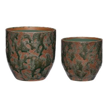 Ghivece decorative 2 buc. din ceramică handmade ø 15 cm Normu – Hübsch