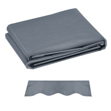 Outsunny Material de Înlocuire pentru Copertină Retractabilă, 282x250 cm, Gri | Aosom Romania