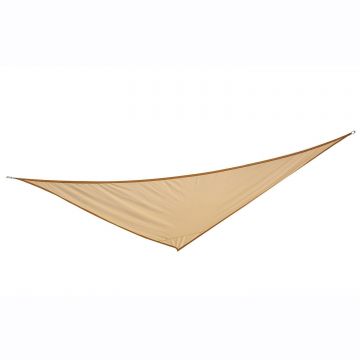Outsunny Tendone parasole triangolare, Beige, 6x6x6m