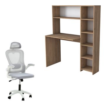 Set de mobilier pakoworld birou student Delison 2 buc