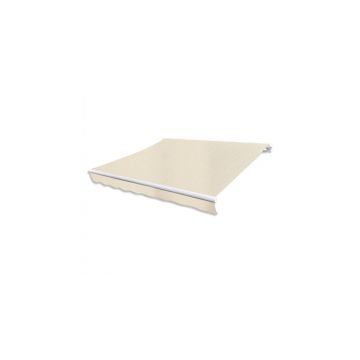 Acoperis de copertina din panza, crem, 336 x 246 cm
